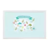 Petal Lane Alexa United States Map Art Board, White Frame, Magnetic Memo Board