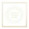 Petal Lane Stay Kind And Extra Sparkly, Gold Frame, Magnetic Memo Board