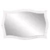 Pinnacle Medium Rectangle Whitewash Hooks Mirror (24.25 in. H x 36.75 in. W)
