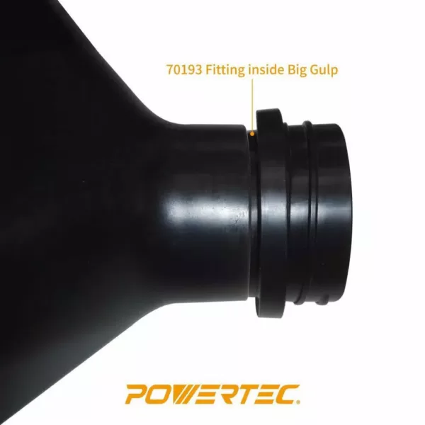 POWERTEC 4 in. Screw End Quick Coupler