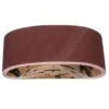 POWERTEC 3 in. x 21 in. 320-Grit Aluminum Oxide Sanding Belt (10-Pack)