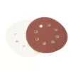 POWERTEC 5 in. 320-Grit Aluminum Oxide Hook and Loop 8-Hole Disc (25-Pack)