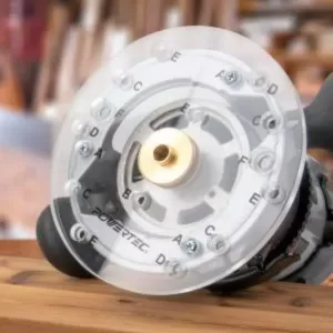 POWERTEC Short Shank Guide Bushing and Nut