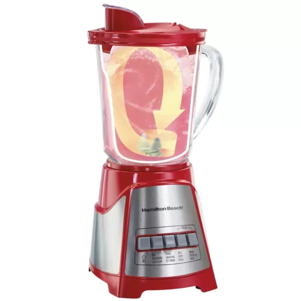 Hamilton Beach Ensemble 40 oz. 12-Speed Red Blender