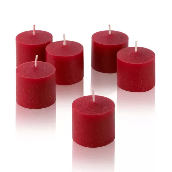 Light In The Dark 10 Hour Red Unscented Votive Candles (Set of 12)