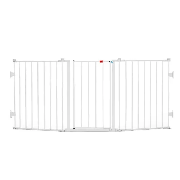 Regalo 31" Metal Flexi Gate Extra Wide Configurable Walk-Through Gate