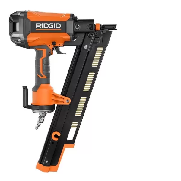 RIDGID 21-Degree 3-1/2 in. Round Head Framing Nailer