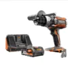 RIDGID 18-Volt Lithium-Ion Cordless 1/2 in. Hammer Drill/Driver Kit with 18-Volt Lithium-Ion 2.0 Ah Battery Pack and Charger