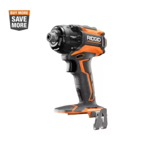 RIDGID 18 Volt Lithium Ion Brushless Cordless 1 4 in. 3 Speed STEALTH FORCE Impact Driver Tool Only XDC Depot