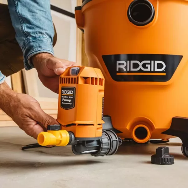 RIDGID Quick Connect Pump Accessory for RIDGID Wet Dry Vacs