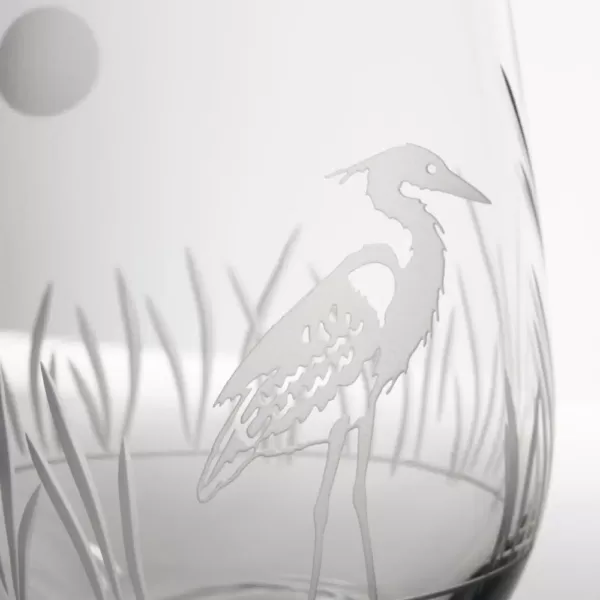 Rolf Glass Heron 16 oz. Beer Mug (Set of 4)