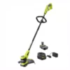RYOBI ONE+ 18-Volt Lithium-Ion Electric Cordless String Trimmer 2.0 Ah Battery and Charger Included