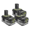 RYOBI 18-Volt ONE+ Lithium-Ion 4.0 Ah LITHIUM+ HP High Capacity Battery 3-Pack