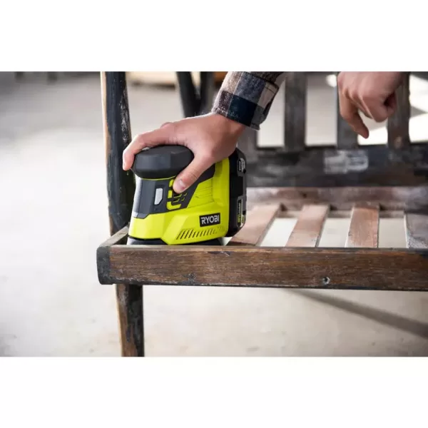 RYOBI 18-Volt ONE+ Corner Cat Finish Sander (Tool Only)