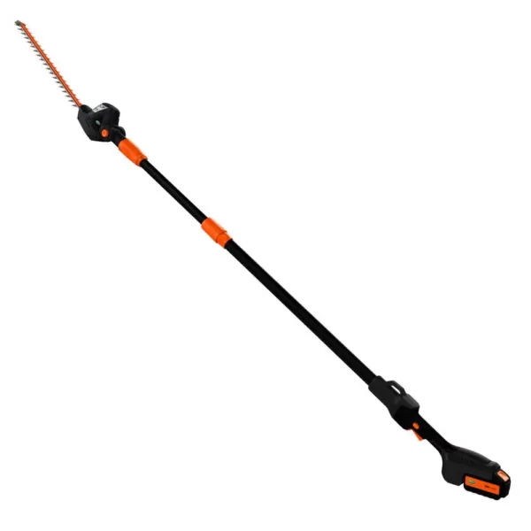 Scotts 20-Volt 22 in. Cordless Pole Hedge Trimmer, 2.0Ah Battery and Fast Charger Included