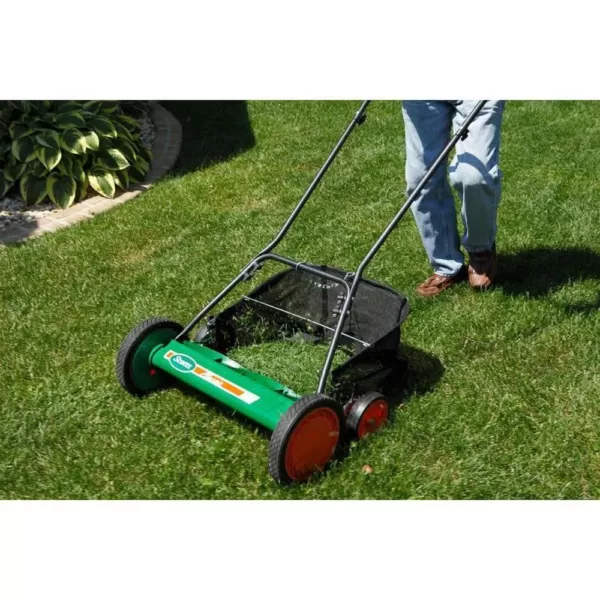 Scotts 20 in. Manual Walk Behind Reel Mower with Grass Catcher