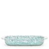 Golden Rabbit Sea Glass 4.5 qt. Enamelware Baking Pan