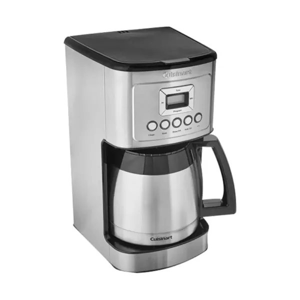 Cuisinart 12-Cup Programmable Silver Coffee Maker with Built-In Timer