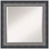 Amanti Art Quicksilver Scoop 25.75 in. x 25.75 in. Bathroom Vanity Wall Mirror