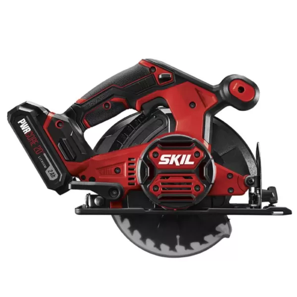 Skil PWRCORE 20-Volt Lithium Cordless 6-1/2 in. Circular Saw Kit