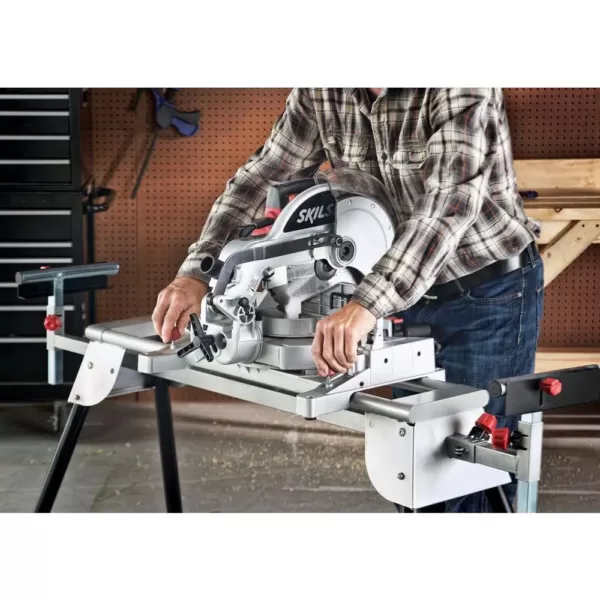 Skil 15 Amp Corded Electric 12 in. Compound Miter Saw with Quick-Mount System and Laser