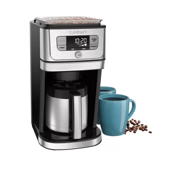Cuisinart Burr Grind and Brew 10-Cup Stainless Steel Drip Coffee Maker