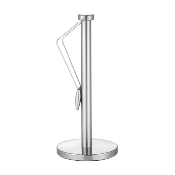 Alpine Industries Free Standing Stainless Steel Non-Slip Base Paper Towel Holder