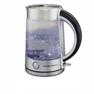 Hamilton Beach 7-Cup Stainless Steel Modern Glass Kettle Electric