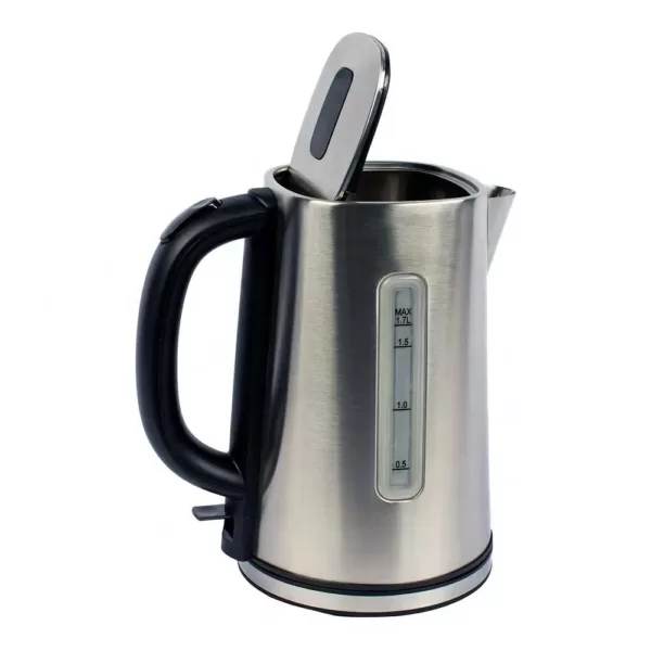 Magic Chef 7-Cup Stainless Steel Electric Kettle with Cord Storage