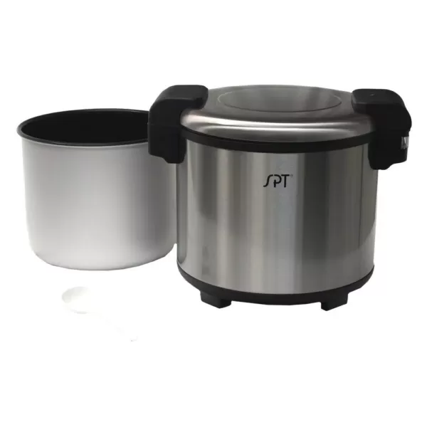 SPT 21.1 Qt. Stainless Steel Heavy Duty Rice Warmer (not a cooker) 160 Cup (cooked rice)