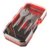 Stalwart Carbon Steel Spade Drill Bit Set with Case 7-Piece