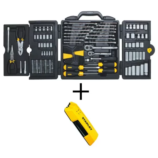 Stanley Mechanic Tool Set (150-Piece) with Bonus Stud Finder