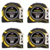 Stanley FATMAX 25 ft. x 1-1/4 in. Auto Lock Tape Measure (4-Pack)