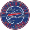 Adventure Furniture 24" NFL Buffalo Bills Round Distressed Sign