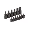 TEKTON 1/4 in. and 3/8 in. Drive T10-T60 Impact Star Bit Socket Set