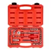 TEKTON 3/16 in. to 3/4 in., 1/4 in. and 3/8 in. Drive 6-Point Socket and Ratchet Set (45-Piece) (5 mm to 19 mm)