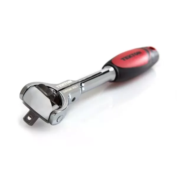 TEKTON 1/4 in. Drive 5 in. Swivel Head Ratchet