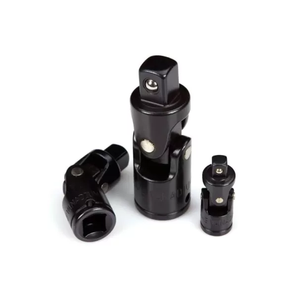 TEKTON 1/4, 3/8, 1/2 in. Drive Impact Universal Joint Set (3-Piece)