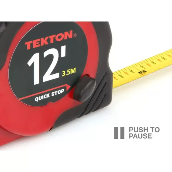 TEKTON 12 ft. x 1/2 in. Tape Measure