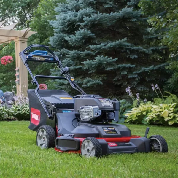 Toro TimeMaster 30 in. Briggs and Stratton Electric Start Walk-Behind Gas Self-Propelled Mower with Spin-Stop