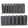 URREA 1/2 in. Drive Deep Metric 12-Point Impact Socket Set (15-Piece)
