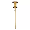 Village Lighting Company Gold Mantle Garland and Stocking Holder 3-Pack