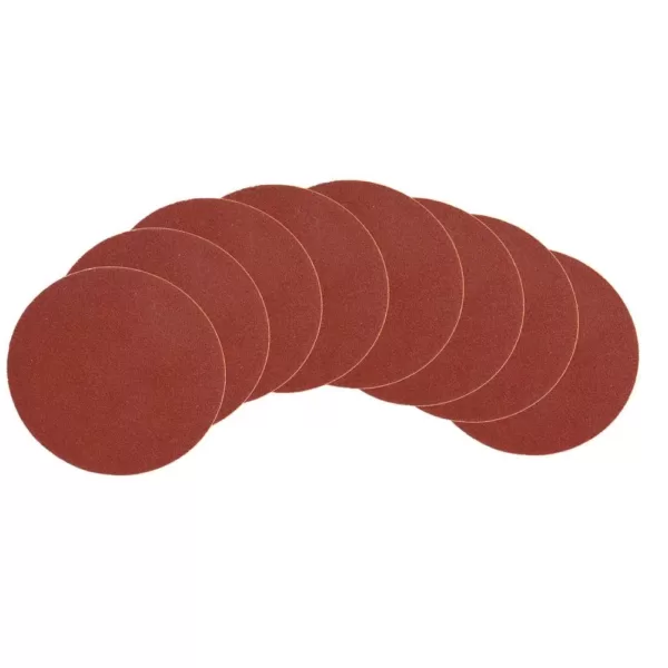 WEN 12 in. Assorted Grits Adhesive-Backed Disc Sandpaper (8-Pack)