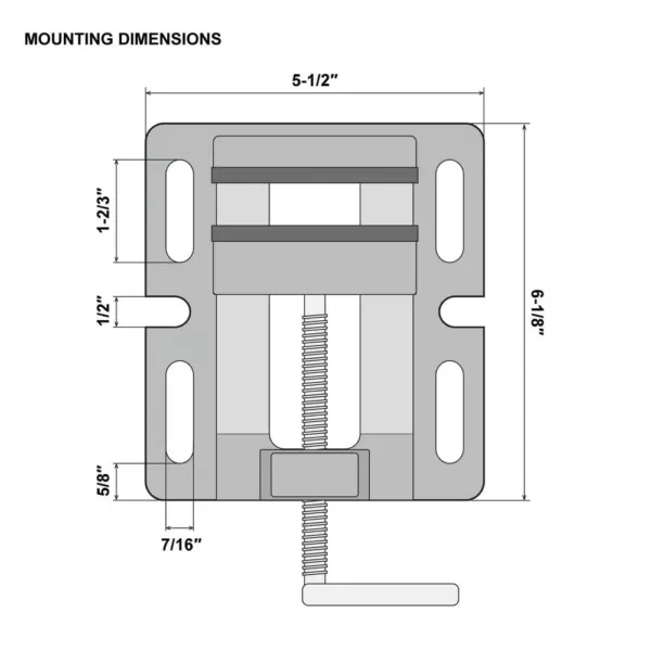 WEN 3 in. Drill Press Vise