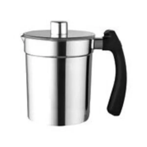 KALORIK 13.5 oz. White Stainless Steel Electric Milk Frother