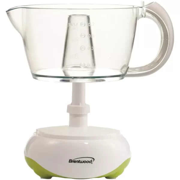 Brentwood Appliances 25-Watt 24 oz. White Electric Citrus Juicer