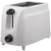 Brentwood 2-Slice White Toaster with Cool-Touch Exterior