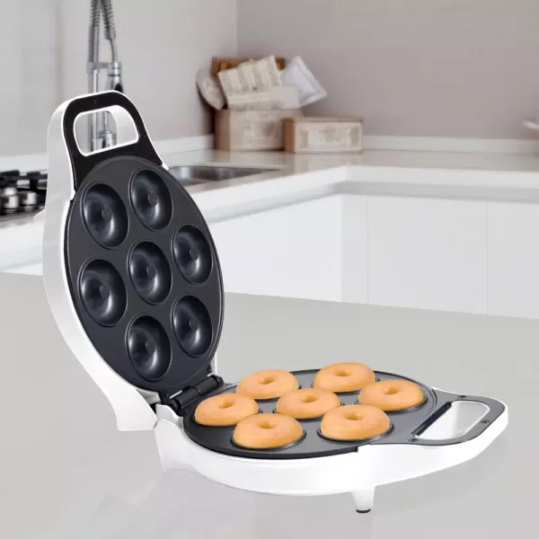 Chef Buddy 750 W White Mini Donut Maker