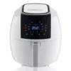 GoWISE USA 8-in-1 5.8 Qt. Touch Screen White Air Fryer with Recipe Book