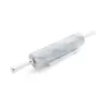 Fox Run White Marble Rolling Pin and Base with Aluminum Handles